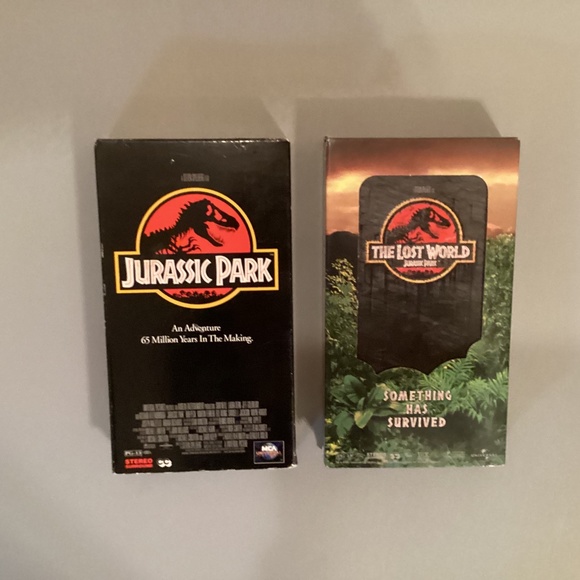 Universal Other Vintage Lot Of 2 Jurassic Park Vhs Tapes Poshmark